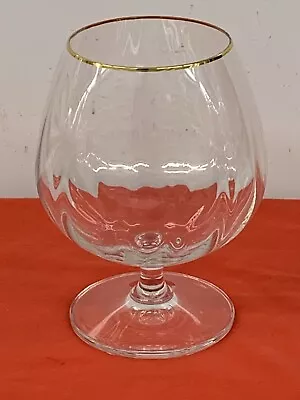 Mikasa Crystal   --  Stephanie - Gold  --   Brandy Drink Glass (one) • $46.99