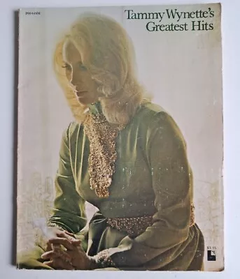 Very Rare Vintage Original 1973 TAMMY WYNETTE'S GREATEST HITS - Music Songbook • £29.99