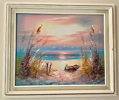 Bernard Duggan Original Oil Painting Seascape On Canvas 16 X 20 • $199.99