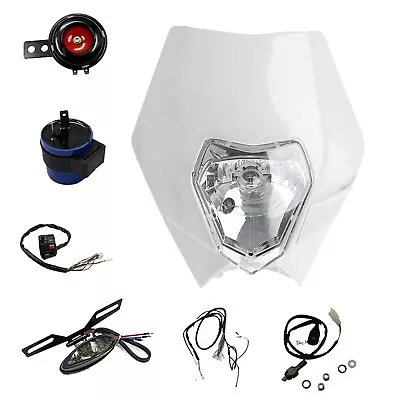 Rec Reg Head Tail Light Kit For Honda CRF150 CRF450 CRF250  White • $98.96