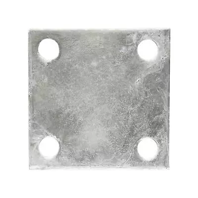 Chain Link 4  X 4  X 1/4  Square Weldable Surface Mount Floor Flange Base Plate • $15