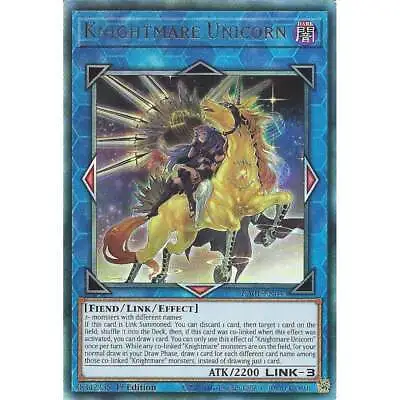 RA01-EN043 Knightmare Unicorn (Alt Art) : Ultimate Rare : 1st Edition : YuGiOh • £3.40