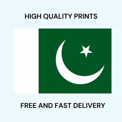 Pakistan National Flag Large 5 X 3 Feet Premium Quality UK Stock Independence • £3.49