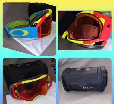 Oakley Airbrake Adult Unisex Ski Snowboard Goggles With Easy Swap Prizm Lense + • $99.95