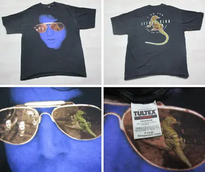 Vintage 90s Jim Morrison The Lizard King Doors Concert Tour Blue Face T Shirt XL • $175