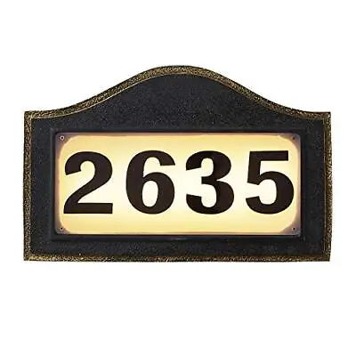 £43.71 • Buy Solar House Number Sign Solar Address Sign Lighted Address Numbers Outdoor