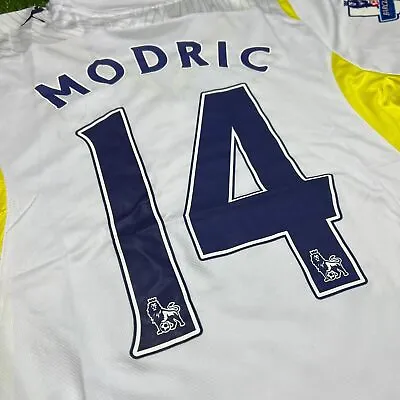 Shirt Tottenham Hotspur Luka Modric #14 2009-2010 Home Mens Football Size (S-XL) • $40.99
