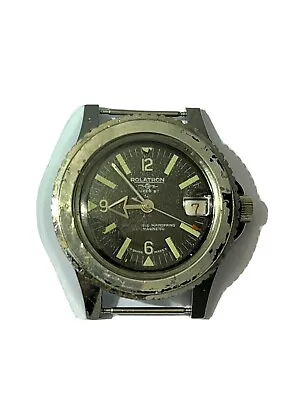 70's Vintage Watch Mens ROLATRON SUPER 27 Diver Cal. BF 866 37mm RARE • $70