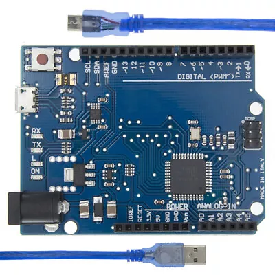 ATmega32U4 Development Board Micro USB Compatible With Arduino + Cable • $14.22