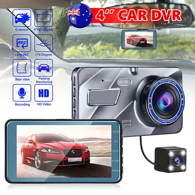 $35.79 • Buy 1080P Car Dash Camera Video DVR Recorder Front And Rear Night Vision Dual Cam