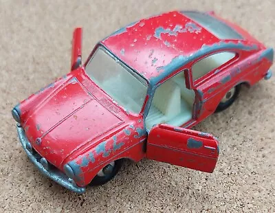 Matchbox -VW 1600TL  - Lesney No.67 - Red- 1969 • £9