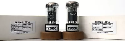 GZ34 Brimar Mullard Date Code B2E3 /B8K1 Amplitrex AT1000 Tested 1 Match Pair • $199