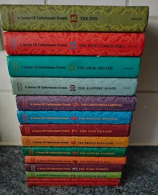 £24.99 • Buy A Series Of Unfortunate Events - Lemony Snicket - Complete Set 13 Hardback Books