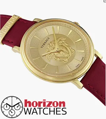 $299.99 • Buy Versace - V Circle , Gold Stainless Steel Women's Quartz Watch - VE8103821