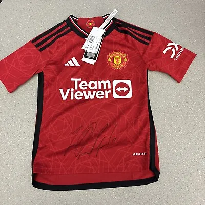 Marcus Rashford Manchester United Signed Adidas (Youth 7/8 Y) Jersey. NWT. • $125