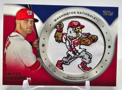 $6 • Buy 2014 Topps Series 1 Commemorative Patch Bryce Harper #CP-6 Washington Nationals 