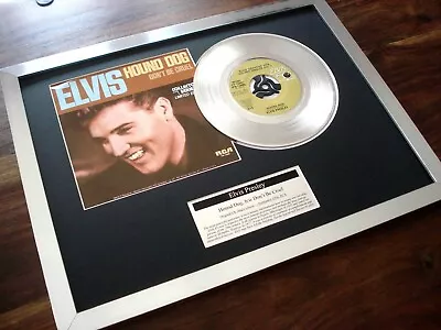 £84.99 • Buy Elvis Presley Hound Dog Platinum Disc 7  Single Record Award