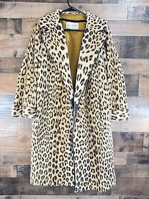 VINTAGE Furs By Gaylon Admore LEOPARD Cape Coat Women's • $499.99