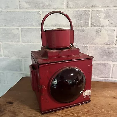 !mpressive Railway Antique Kerosene Signal Lantern LAMP • $375