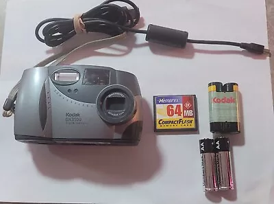 Kodak  DX3500 2.2MP Digital CameraMemory Card Data Cable And Battery Works • $14