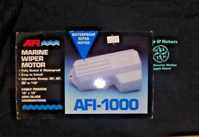 *NEW* AFI 1000 Heavy Duty Marine Wiper Motor W/ Adjustable Sweep 50-110° (37110) • $179.99