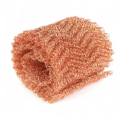 Pure Copper Mesh Knitted Filter Sanitary Blocker For DIY Hole  Distilling • $11