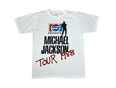 Rare Michael Jackson 1988 Tour Pepsi T Shirt Xl • £50