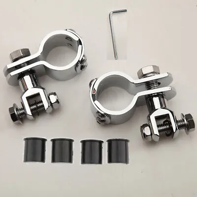 Chrome Motorcycle Highway Pegs Foot Rests For Yamaha Royal Star Venture XVZ1300 • $42.88