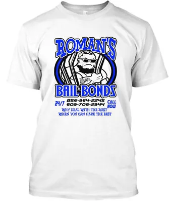 Roman's Bail Bonds Tee T-Shirt Made In The USA Size S To 5XL • $21.59