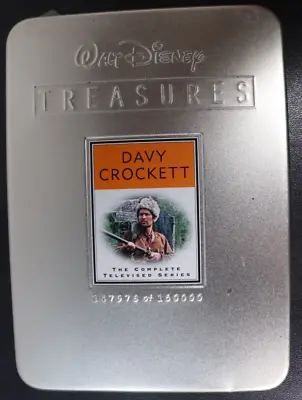 Walt Disney Treasures:  DAVY CROCKETT DVD Tin Set Complete Televised Series E5 • £16.79