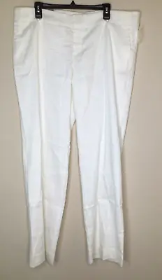 NWT Mossimo Women's Size 18 Pants White Straight Leg Dress Pants • $24.99