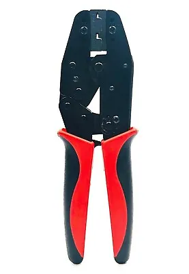 Ratchet Crimp Tool Crimper Non-Insulated Flag Wire Terminal AWG22-14 • $35.95