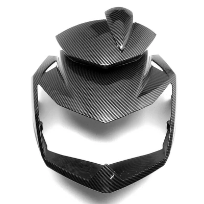 $108.93 • Buy Front Upper Headlight Fairing Carbon Fiber For Kawasaki Z750 2007-2012 Z 750