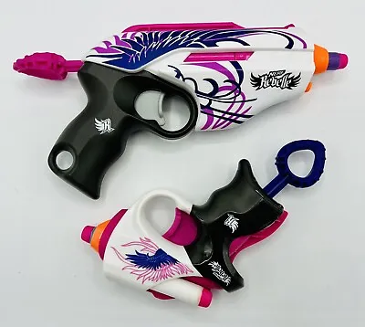 Nerf Dart Gun Rebelle Pink/White/Purple Single Shot + Mini Sneak Blaster 2013 • $59.95