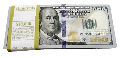 One U.S. $100 Dollar Bill From A New Bundle 2017 Uncirculated • $250
