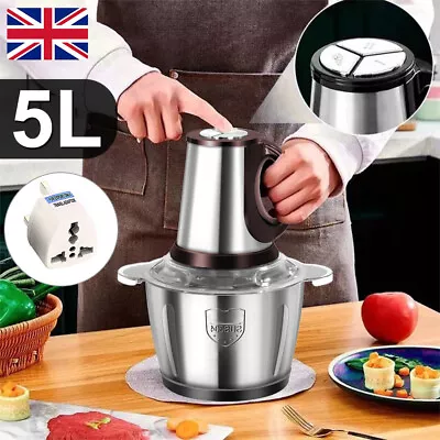 5L Electric Meat Grinder 500W Mincer Mixer Food Chopper Kitchen Mincing Machine~ • £16.56