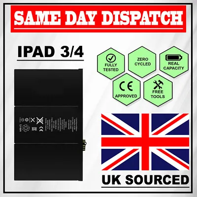 £13.79 • Buy Genuine IPARTS®  Battery Replacement For IPad 3 And 4 UK 