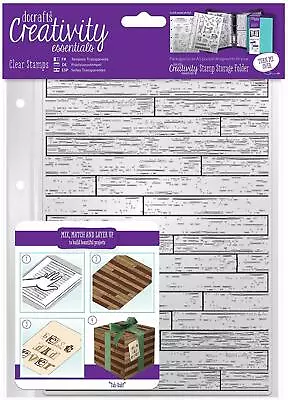 $9.95 • Buy DoCrafts Creative Essentials Wood Plank Background Stamp