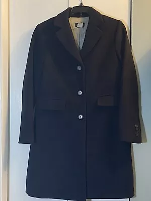 J. Crew Ludlow Navy Wool-Cashmere Topcoat With Thinsulate Insulation P4 • $130