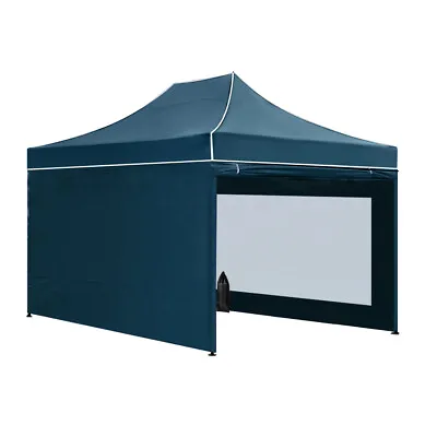 $237.68 • Buy Instahut Gazebo Pop Up Marquee 3x4.5 Folding Wedding Tent Gazebos Shade Navy