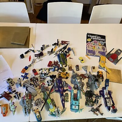 Transformers  G1  Assorted Bundle Joblot 40 Toys+ Metroplex • £118