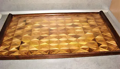 Antique Art Deco Straw Marquetry Service Tray • $63.84