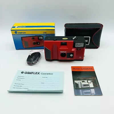 Vintage Graflex 35B Flash Camera Red NEW • $119.99