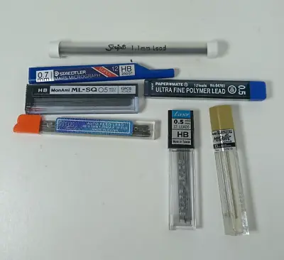 VTG Lot Mechanical Pencil Refill Replacement Leads Staedtler Pentel MonAmi Laser • $14.99