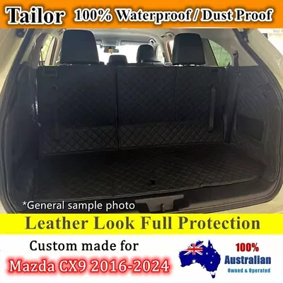 3D Full Coverage Waterproof Boot Liner Mats Custom Fits Mazda CX9 2016 - 2024 • $145