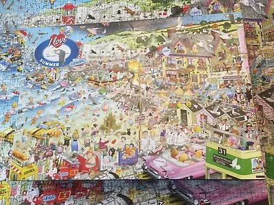 Gibsons Jigsaw Puzzle  I Love Summer  By Mike Jupp - 1000 Pieces - Complete • £6.50