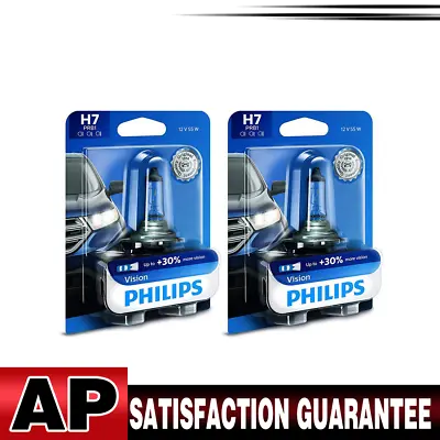 H7 Philips 2PCS Headlight Light Bulbs High/Low Beam For 2015 Kia Optima BY08 • $28.17