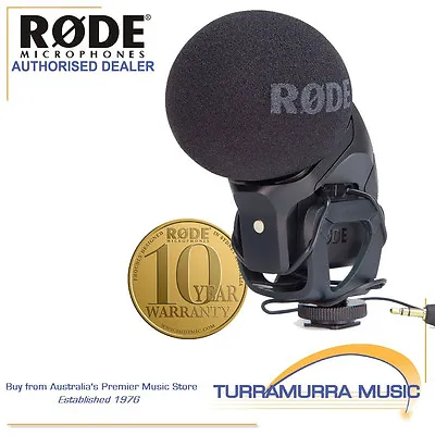 Rode Stereo Videomic Pro On-Camera Stereo Microphone Video Mic SVMPR • $359