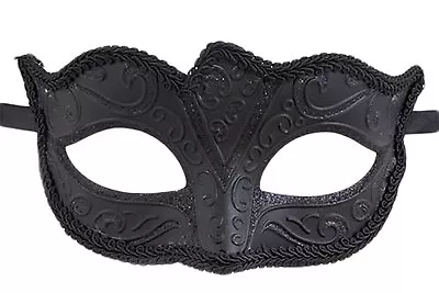 Glitter Mask Mardi Gras Costume Masquerade Venitian Prom Custom Party • $11