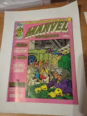 Mighty World Of Marvel Superheroes #368 1980 December British Monthly Avengers • £2